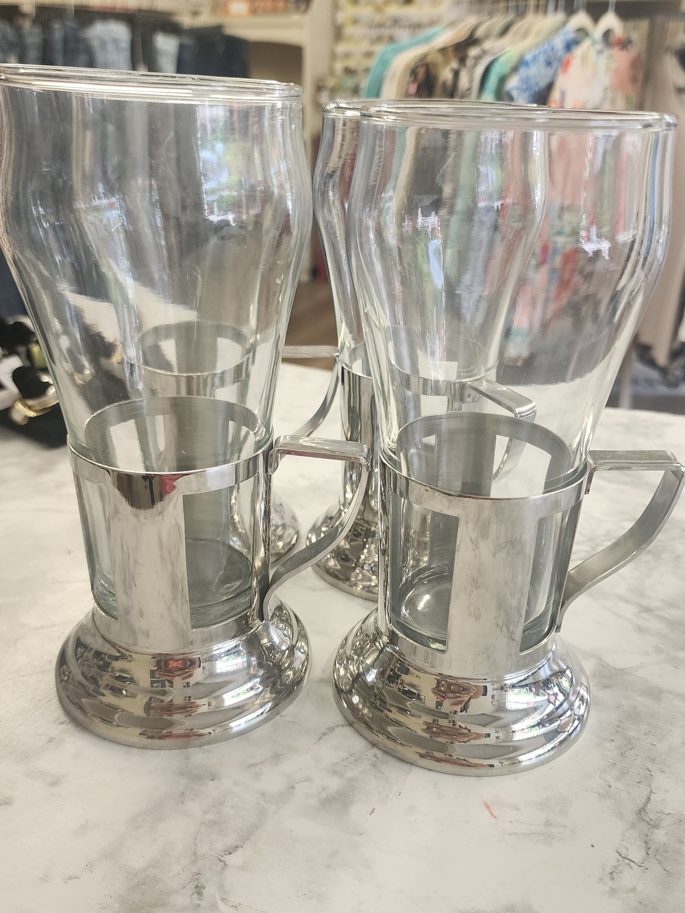 Vintage Schrafft's Luncheonette Glasses - Perfect!